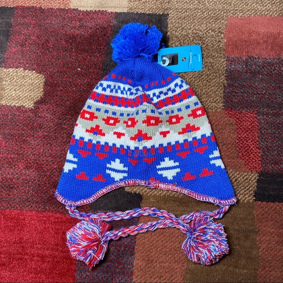 NWT Reebok New York Rangers Beanie with Ear Flaps - Picture 2 of 2